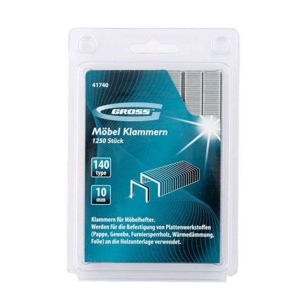 Скобы для степлера GROSS 41740