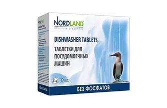 Таблетки для посудомоечных машин Nordland 810605 , 32 х 20 гр.
