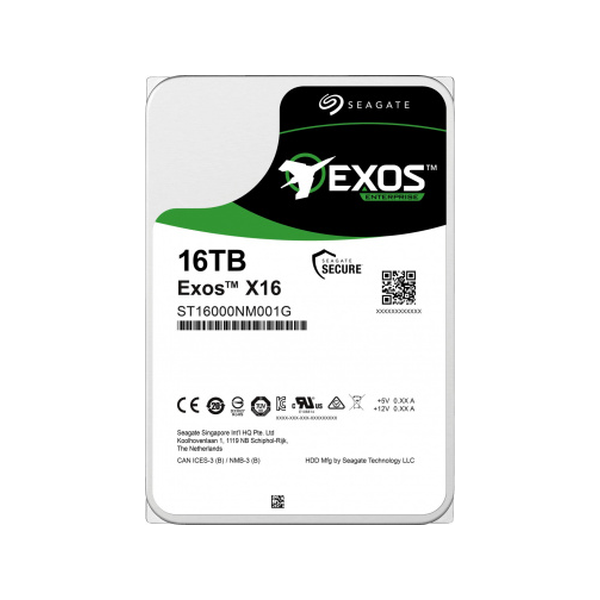 Жесткий диск Seagate ST16000NM001G Exos X16 16 Тб HDD SATA III 3.5 